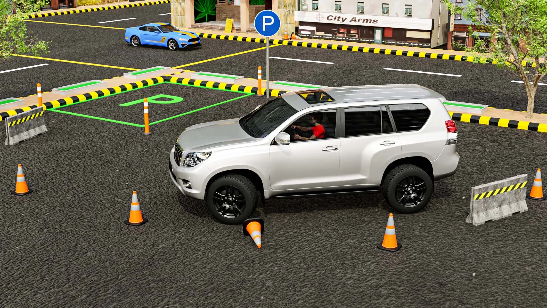 Prado SUV parking course in Prado Car Games: Modern Parking